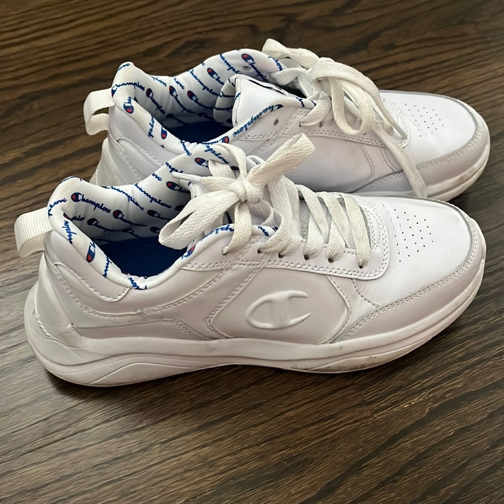 Champion white gym shoes
